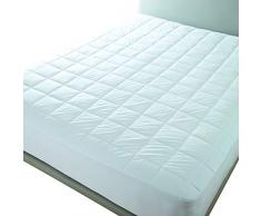 Penelope Bedroom UK 60° waschbar, antiallergisch, antimit, Bezug, Füllung aus 100% Bio-Baumwolle, Matratzenschoner, weiß, 70X120