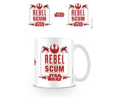 empireposter - Star Wars - Rebel Scum - Größe (cm), ca. Ø8,5 H9,5 - Lizenz Tassen, NEU - Beschreibung: - Krieg der Sterne - Keramik Tasse, weiß, bedruckt, Fassungsvermögen 320 ml, spülmaschinen- und mikrowellenfest -