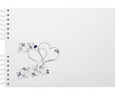 Exacompta Mio Amore Fotoalbum mit Spiralbindung, 32Â x 22Â cm, WeiÃ