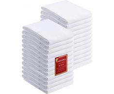 Utopia Küchentücher Mehlsack Geschirrtücher 24 Stück Baumwolle Küchenhandtücher – 71 x 71 cm