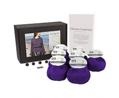 DesignEtte Extra, S, Ägyptische Baumwolle, Stricken, Chinesische Laternen 960