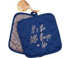 Birkmann 700642 2 Topflappen, grau