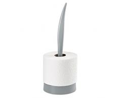 koziol Ersatzrollenhalter Sense, Bio-Kunststoff, solid cool, 12 x 12 x 32,3 cm