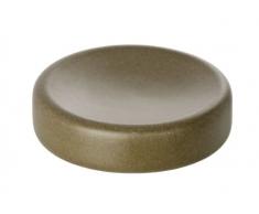 WENKO 21288100 Seifenablage Havana - Seifenschale, Polyresin, 11.7 x 2.8 x 11.7 cm, Braun