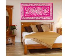 INDIGOS 4052166054843 Wandtattoo w295 Ornament Vogel Wandaufkleber 96 x 49 cm, rosa