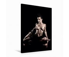 Premium Textil-Leinwand 60 cm x 90 cm hoch Ballett und Erotik | Wandbild, Bild auf Keilrahmen, Fertigbild auf Echter Leinwand, Leinwanddruck