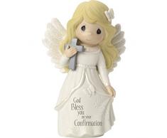 Precious Moments Dekofigur Kommunionsengel aus Biskuitporzellan Konfirmation Mehrfarbig