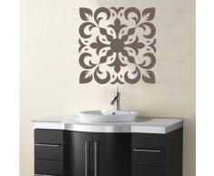 INDIGOS 4052166068765 Wandtattoo w425 Pflanze Blume Wandaufkleber 120 x 120 cm, braun