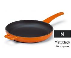 Töpfe Agnelli Schmorofen Brot mit Griff und Handhabung, Druckguss-grau, Graphit schwarz, 20 cm