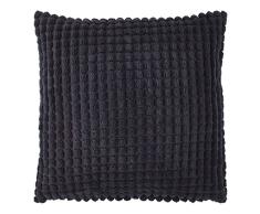 Dutch Decor Kissen Rome 45x45 cm schwarz - Zierkissen - Dekokissen - Heimtextilien - Dekoration