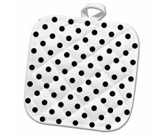 3dRose Topflappen, weiß, 20,3 x 20,3 cm