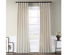 HPD FHLCH-VET13192-108 Vorhang aus Leinen, 50 x 108 cm, gerstenfarben