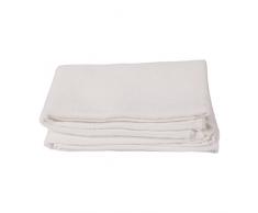 LinenMe 100 x 160 cm Optischen weiÃ Leinen Badetuch Wafer 0454401