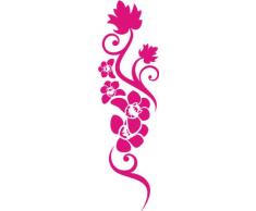INDIGOS 4051095759218 Wandtattoo, Vinyl, rosa, 60 x 10 x 10 cm