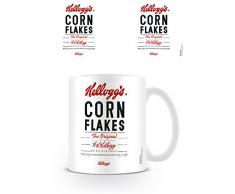 Pyramid International Kelloggs Corn Flakes Vintage Keramikbecher, Keramik, Mehrfarbig, 8.5 x 12 x 10.5 cm