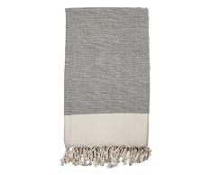 Remizone Pestemal Handtuch, Premium 100% Baumwolle, Türkisch Strandtuch, handgewebt Badetuch 65 x 40 inch beige