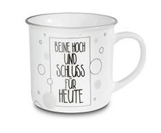 NICI 45033 Tasse Beine hoch und Schluss für heute, Porzellan