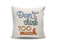 Kissy Dekokissen, Baumwolle, Mehrfarbig, 45 x 45 cm