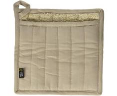 Ein domo pv-tex-2112 Point-Virgule Topflappen Walnuss 22 x 22 cm (Pro 6pcs.), Baumwolle, multicolor