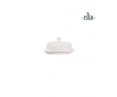 la Porcellana Terrine Butterdose Geschenk-Box, weiß, 14 x 11 cm