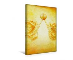 Premium Textil-Leinwand 30 x 45 cm Hoch-Format Repräsentative Schutzengel der Erde | Wandbild, HD-Bild auf Keilrahmen, Fertigbild auf hochwertigem Vlies, Leinwanddruck von Marita Zacharias