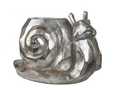 Urban Trends 23469 Pflanzgefäß, Silber