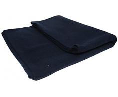 Wolle Decke, weicher Loom gewebt, 167,6 x 213,4 cm Farbe dunkelblau