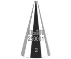 Ibili 250001 Tülle für Spritzbeutel, rund, 1 mm