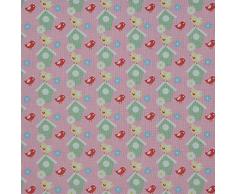 Quilting Patchwork Craft 100% Baumwolle Vogelhaus Gemüse Patch Stoff Stoff Stoff zum Nähen Schneidern Kleidung von Fabric Freedom 45 (114) cm - Preis pro Viertelmeter (0,25cm)