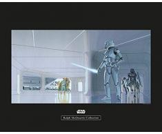 Komar Wandbild Star Wars Classic RMQ Stormtrooper Hallway | Kinderzimmer, Jugendzimmer, Dekoration, Kunstdruck | ohne Rahmen | WB157-50x40 | Größe: 50 x 40 cm (Breite x Höhe)