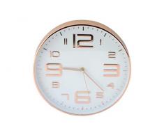 Apollo Wanduhr 30 cm Kupfer, Mehrfarbig, 30.2x30.2x4.5