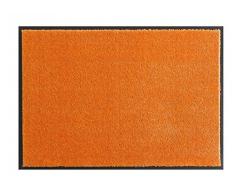 Hanse Home Waschbare Schmutzfangmatte Soft & Clean Orange, 58x180 cm