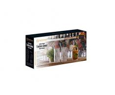 Spiegelau & Nachtmann, 9-teiliges Longdrink-Set, 4x Longdrink-Gläser (445 ml), 4x Glastrinkhalme, 1x Reinigungsbürste, Tastes Good, 103144