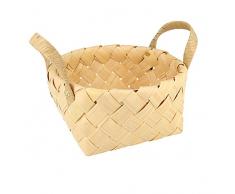 Artemio Weidenkorb, beige, 20 x 20 x 10 cm