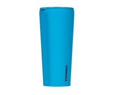 Corkcicle Trinkglas, 625 ml, Neon-Lichterblau neonblau