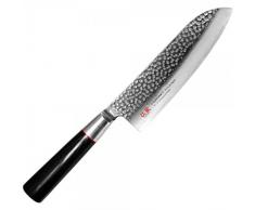 Senzo Santoku Messer Silber