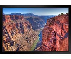 Colorado River toroweap Point Grand Canyon National Park Foto Foto Kunstdruck 20x14 inches Framed Poster