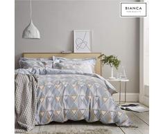 Bianca Astrid Bettwäsche-Set für Einzelbett, Baumwolle, Ocker