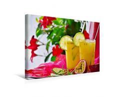 Premium Textil-Leinwand 45 x 30 cm Quer-Format Leckerer Cocktail mit Zitronen und Lemonsaft | Wandbild, HD-Bild auf Keilrahmen, Fertigbild auf hochwertigem Vlies, Leinwanddruck von Rose Hurley