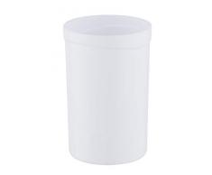 Allstar 70006400 Vigo Zahnputzbecher-/ Zahnbürstenhalter (für Zahnbürste und Zahnpasta) 7.5 x 11.6 x 7.5 cm, Weiß