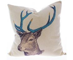 wonder4 Sofa Kissen von geometrischen Mustern, 4 PCS Spring/Summer Colorful home dekorativer Überwurf-Kissenbezug Sofa Kissen 45,7 x 45,7 cm Baumwolle Leinen Stoff, baumwolle, weiß, 18 x 18 inches