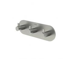 Tiger Wandtattoo Garderobe, Metall, Mehrfarbig, 2.8 x 13 x 4 cm