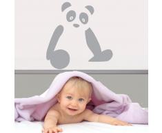 Art for Kids Wandaufkleber, grau