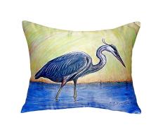 Betsy Drake NC027 Nackenkissen, kein Kordel, 40,6 x 50,8 cm, Blau