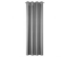 Design91 D91/Z/ADORE/STAL 140X250 PRZEL 539 Vorhänge, 140X250cm, Stahlgrau