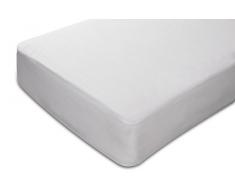 Sunlay - Frottee Matratzenschoner, 100% Baumwolle, schneller Feuchtigkeitstransport, 90 x 190/200 cm, Bett 90