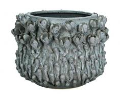 Blumentopf Keramik - blau