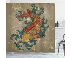 ambesonne Polyester-Decor Kollektion-Badezimmer Dusche Vorhang