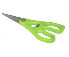 FACKELMANN Mehrzweck Küche Scheren mit Flaschenöffner, Edelstahl, Silber