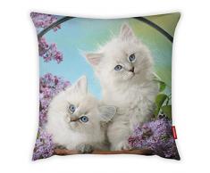 Bonamaison Dekorativ Kissenhülle, Kissenbezug, Zierkissenbezug, Wohnkultur, Für Sofa, Kaffeestube, Größe: 45X45 cm - Entworfen und hergestellt in der Türkei